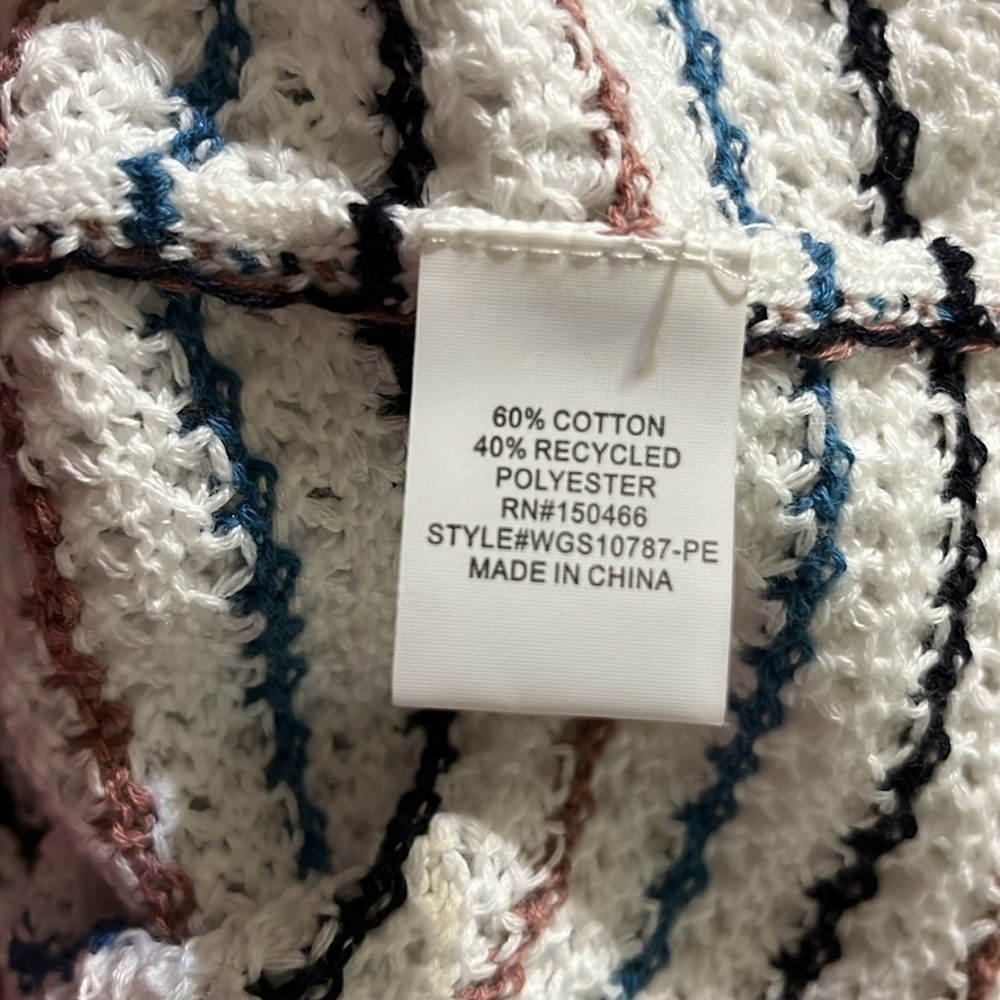 Market & Spruce Women's Tawnee Fancy Textured Stitch Sweater, Size XL Petite - Picture 10 of 11